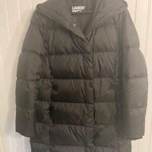 Black Puffer Coat NWOT